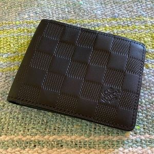 Louis Vuitton Damier Infini Black Leather Wallet
